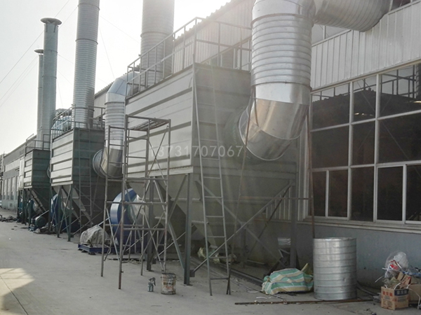 電動車廠焊接車間螺旋風管通風管道美觀實用 電動車廠焊接車間螺旋風管通風管道美觀實用